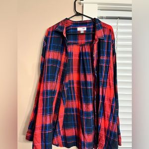 Old Navy boyfriend style flannel